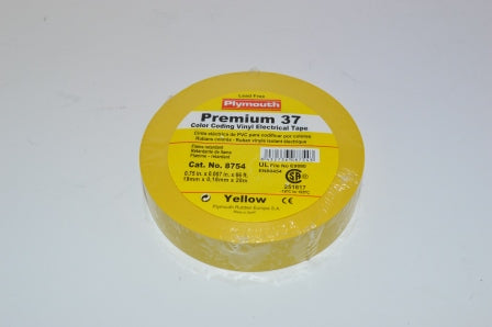 AAON T00070 TAPE ELECT YEL .75 X 66' X 007 T00070