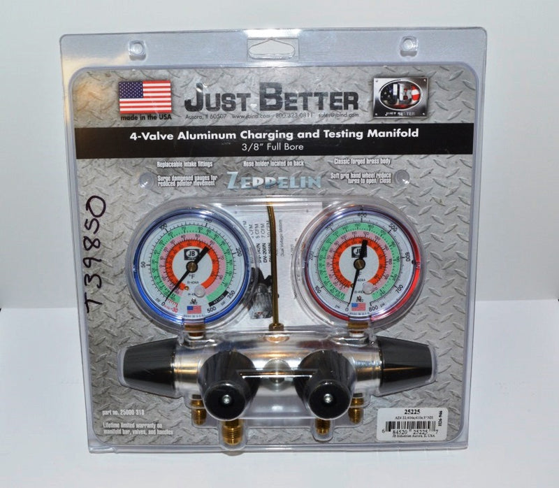 J/B INDUSTRIES MANIFOLD 4-VALVE GAUGE SET T39850