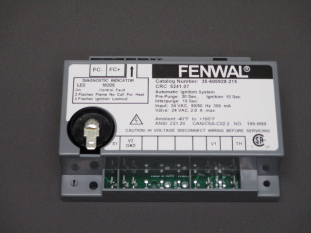 5241.07 - Combustion Resources 5241.07 FENWAL IGNITION CONTROL - TRITON SERIES