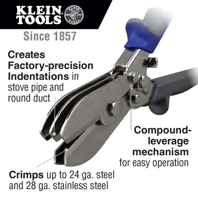 KLEIN TOOLS CRIMPER 5 BLADE SHEETMETAL T48450