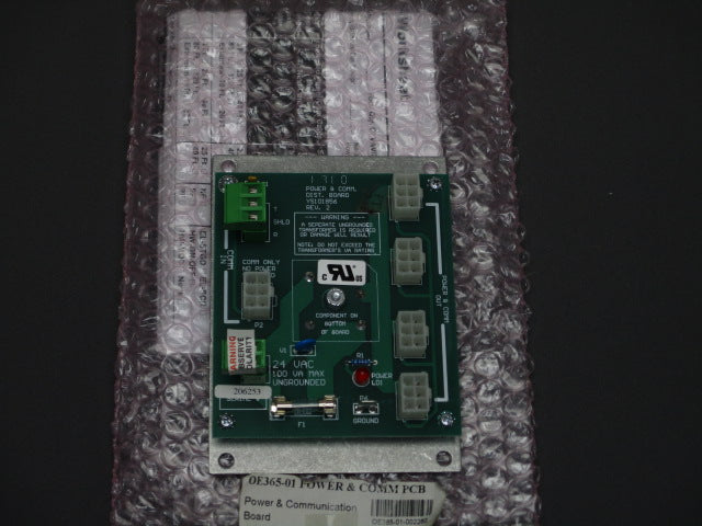 AAON POWER/COMM BOARD- OE365 - 01 ASM02224