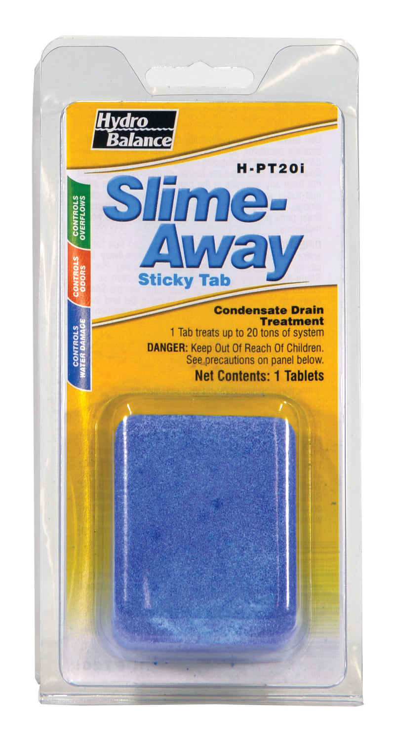 HYDRO BALANCE SLIME-AWAY STICKY PAN TAB. EACH TAB TREATS UP TO 20 TONS G016322