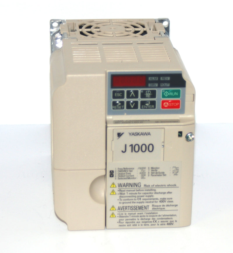 AAON VFD 1HP 240V-J1000 YASKAWA R75340