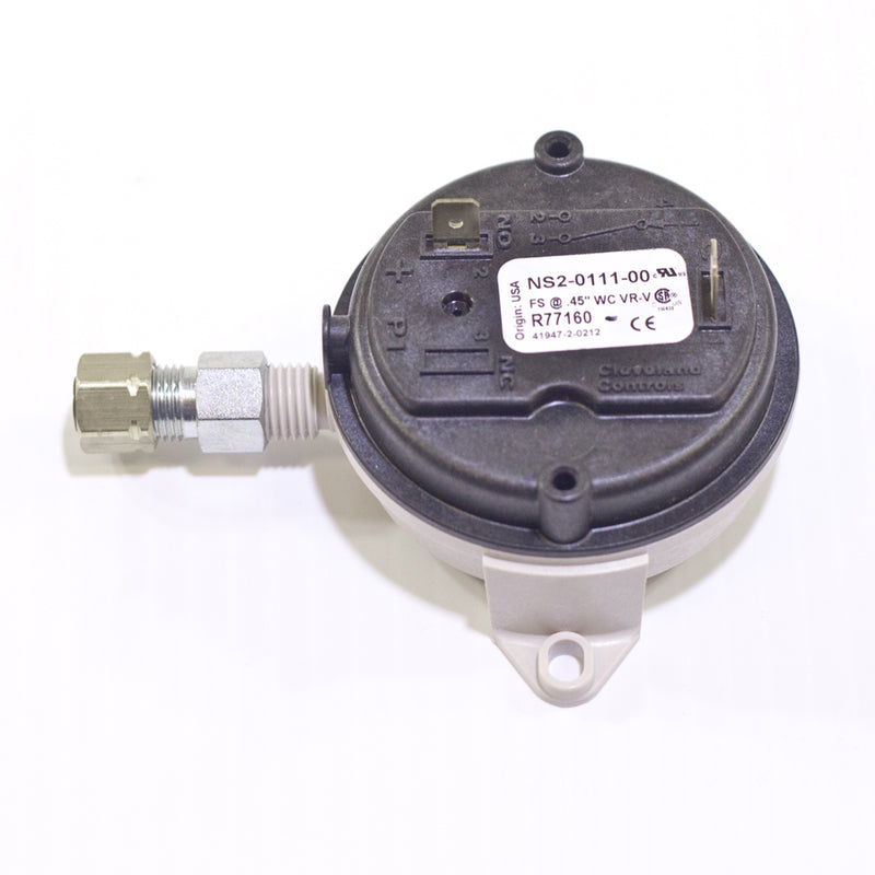 AAON Differential Pressure Switch 0.45WC Normally Open Close on fall R77160