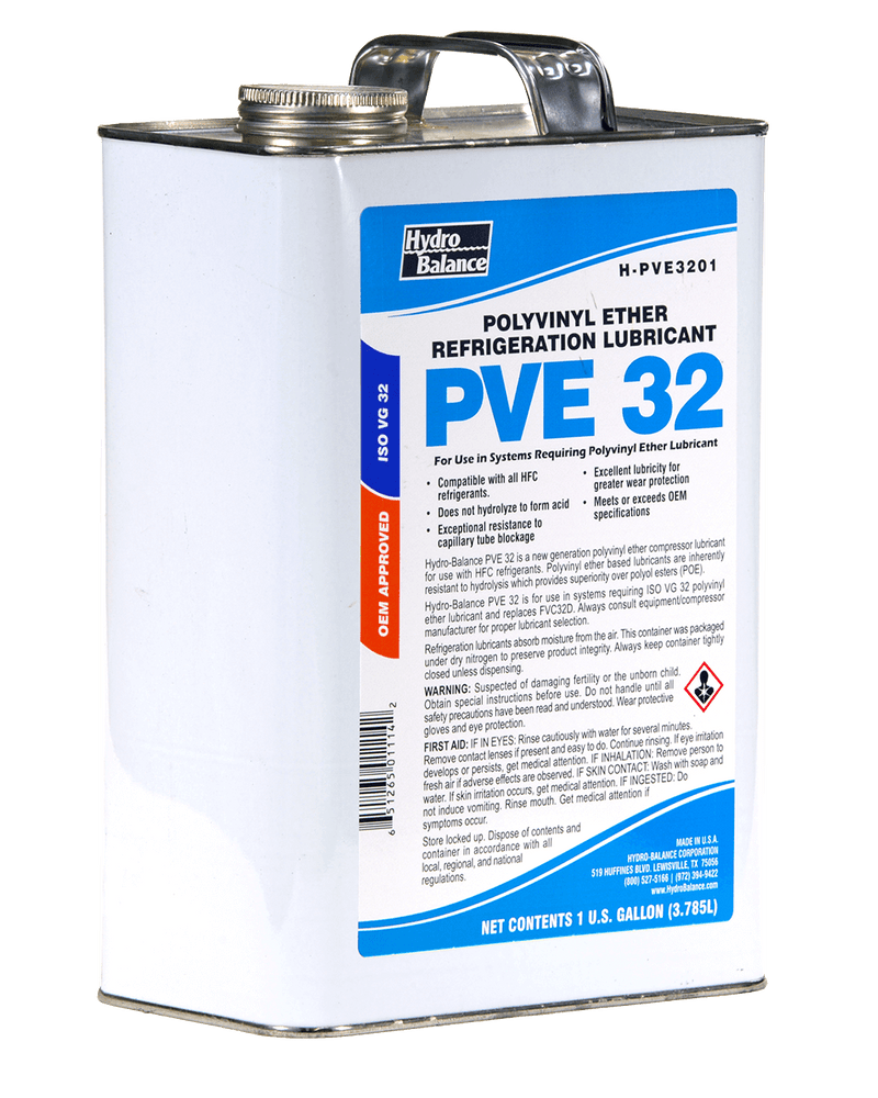 HYDRO BALANCE OIL PVE 1 GALLON. REPLACEMENT FOR VG 32 PVE. V83740