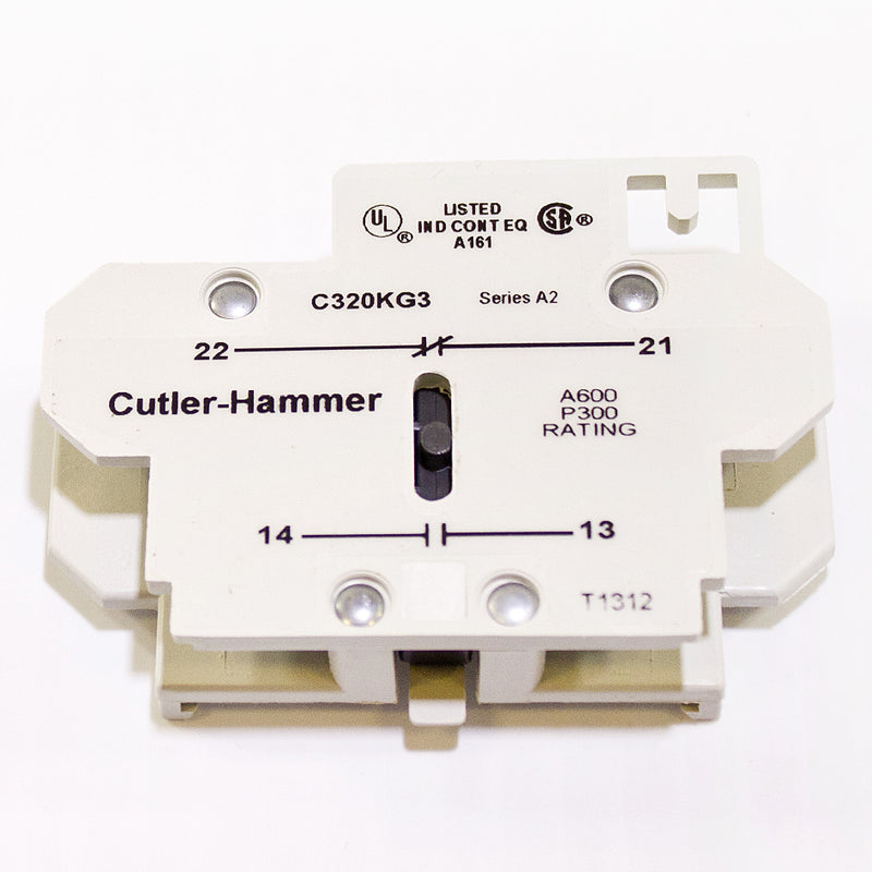 AAON AUXILIARY CONTACT NO/NC CUTLER-HAMMER P69580