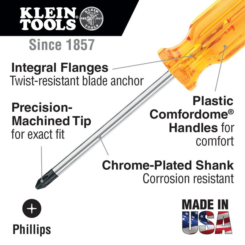 KLEIN TOOLS  85276 7 PIECE COMBINATION SCREWDRIVER SET T52290